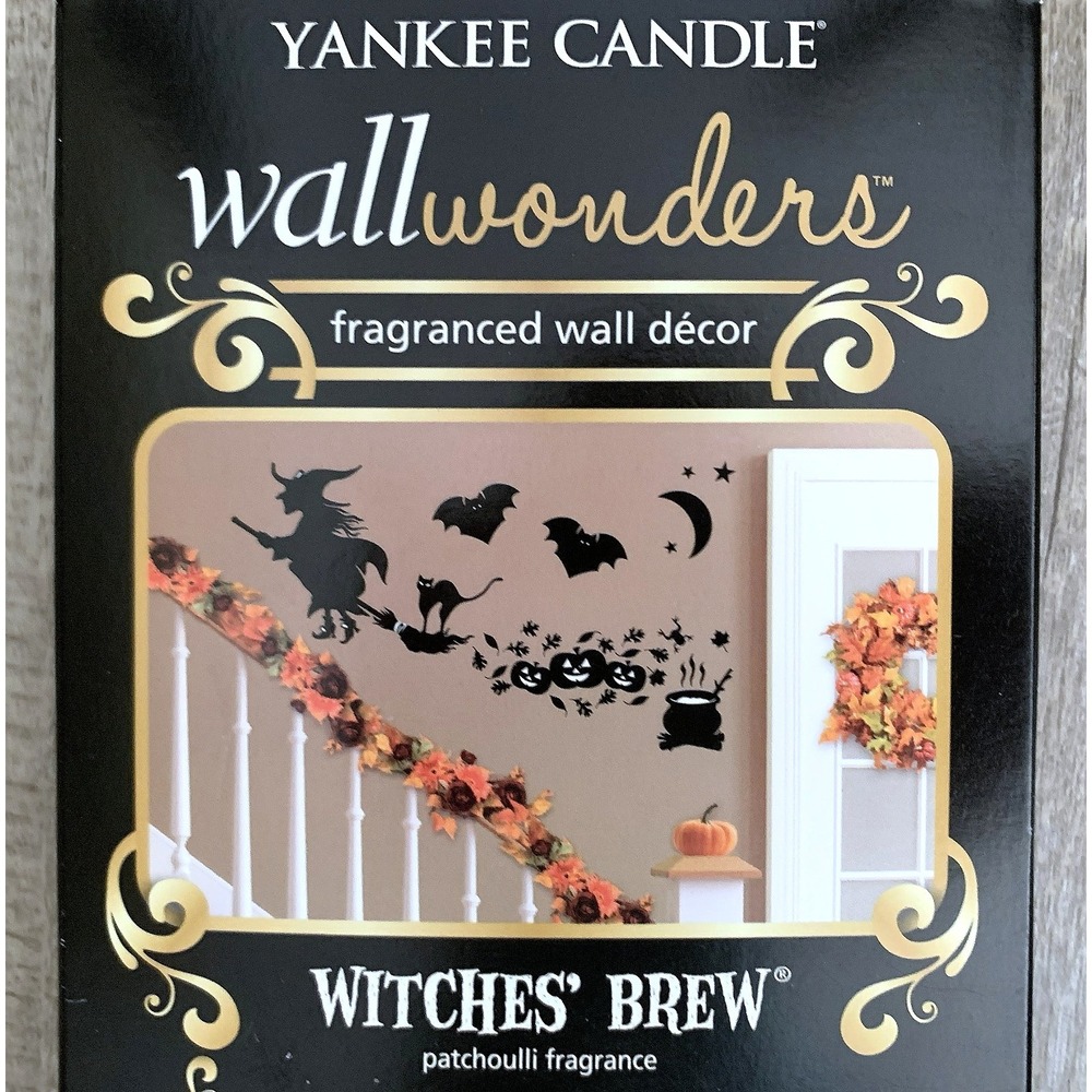 Halloween Yankee Candle Wall Wonders Witches Brew Fragrance Wall Decor NIB